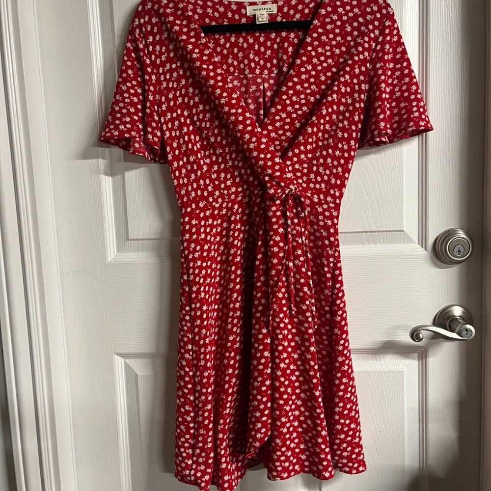 Red Wrap Dress